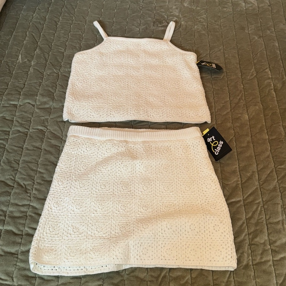 Girls crochet matching set